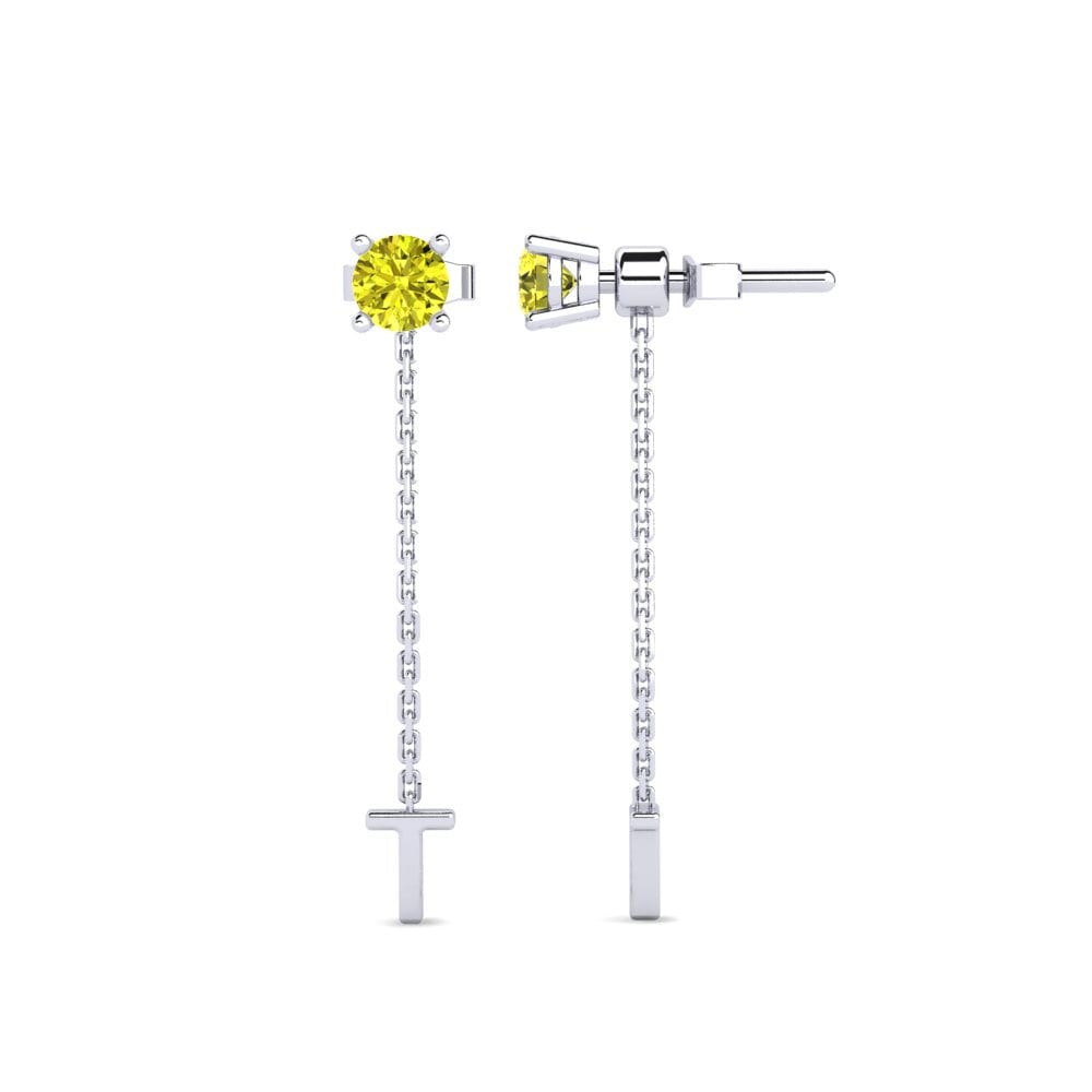 Yellow Diamond Women's Earring Aundrea T