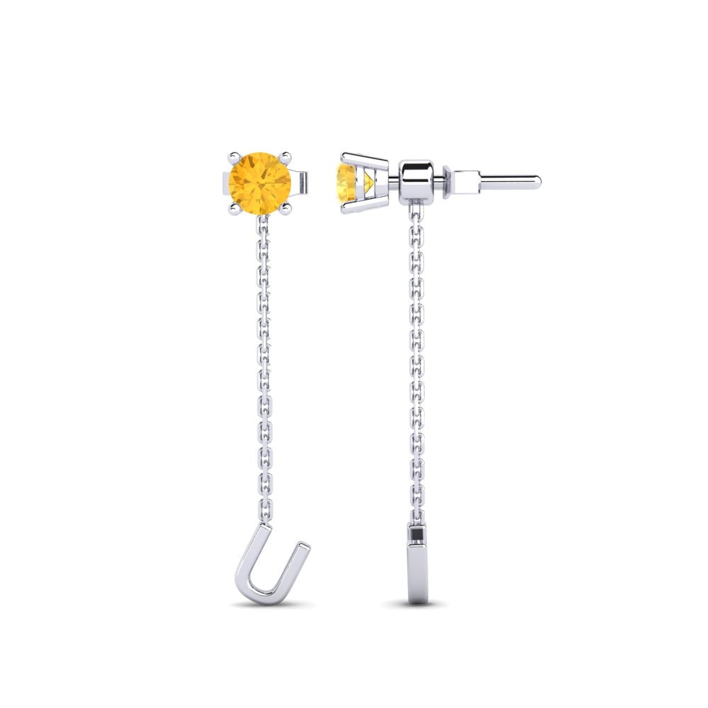 Citrine Women's Earring Aundrea U