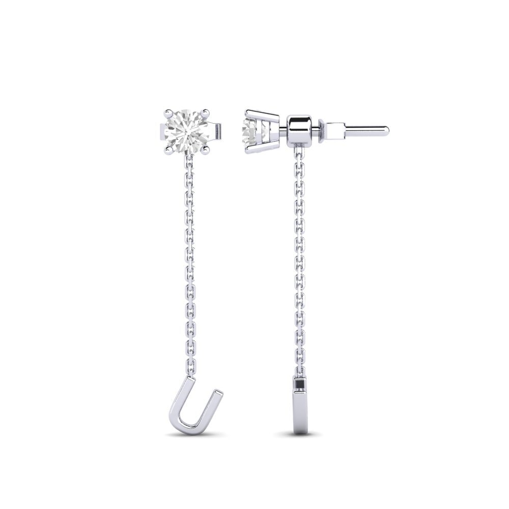 White sapphire Women's Earring Aundrea U