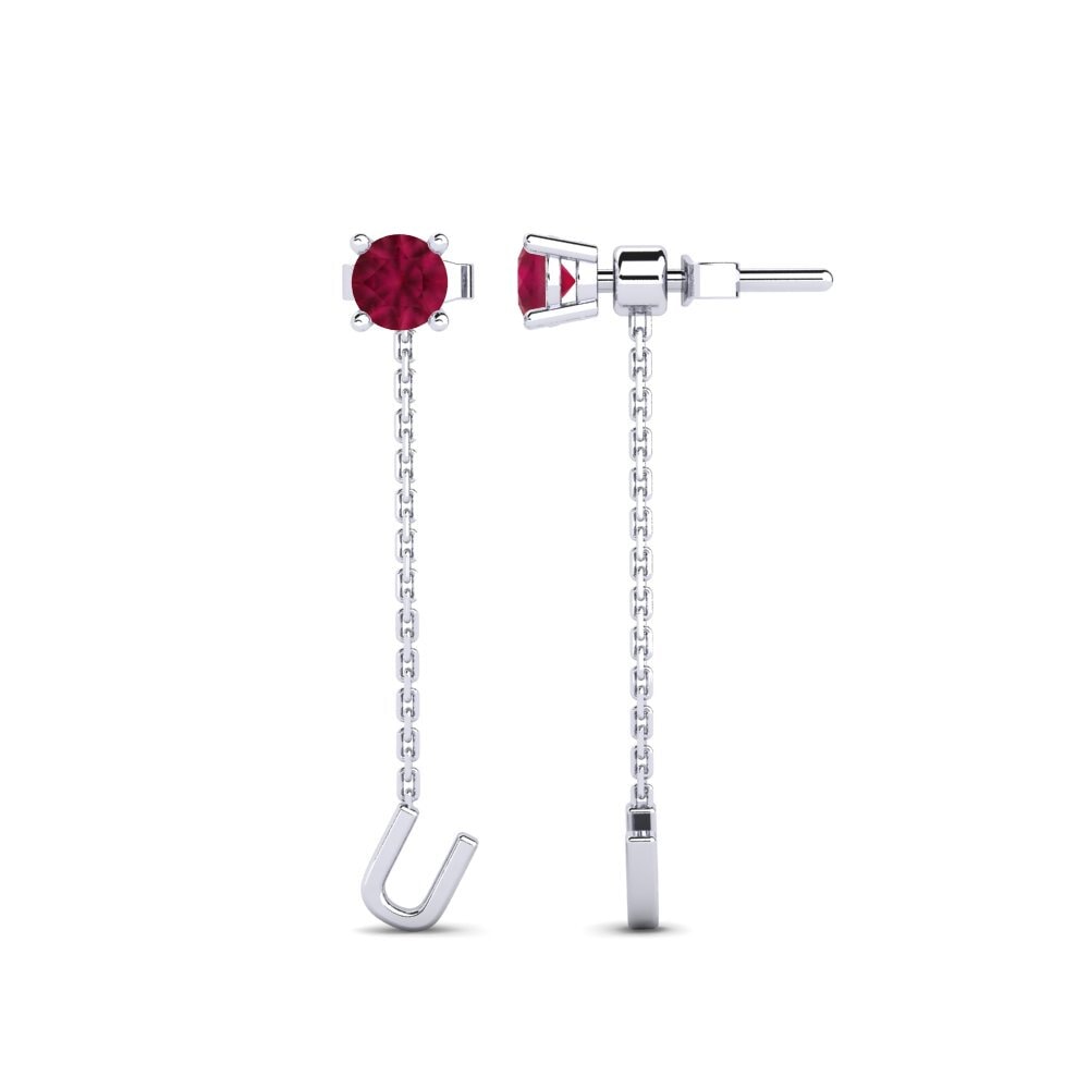 Ruby Women's Earring Aundrea U