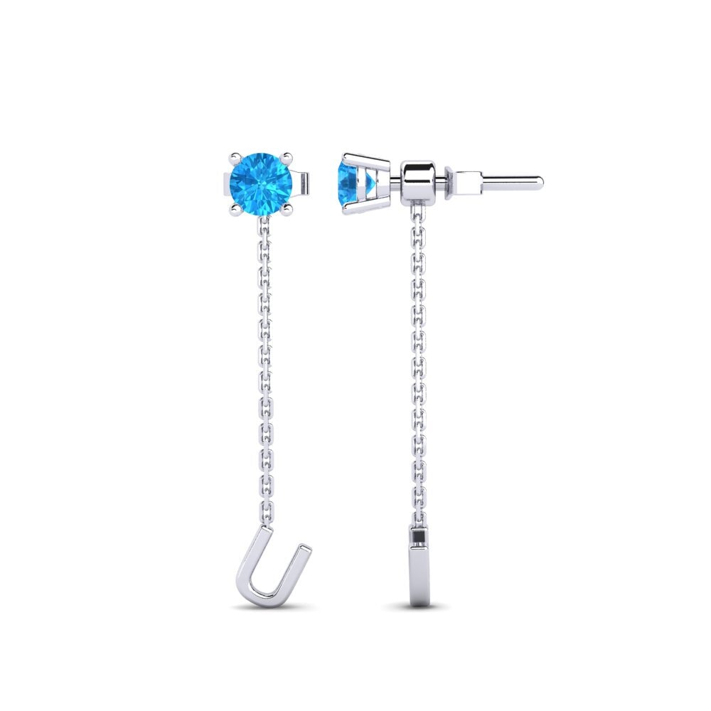 Blue Topaz Women's Earring Aundrea U
