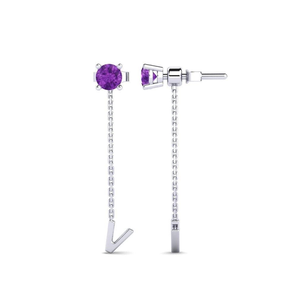 Amethyst Women's Earring Aundrea V