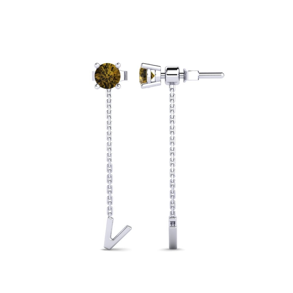 Brown Zircon Women's Earring Aundrea V