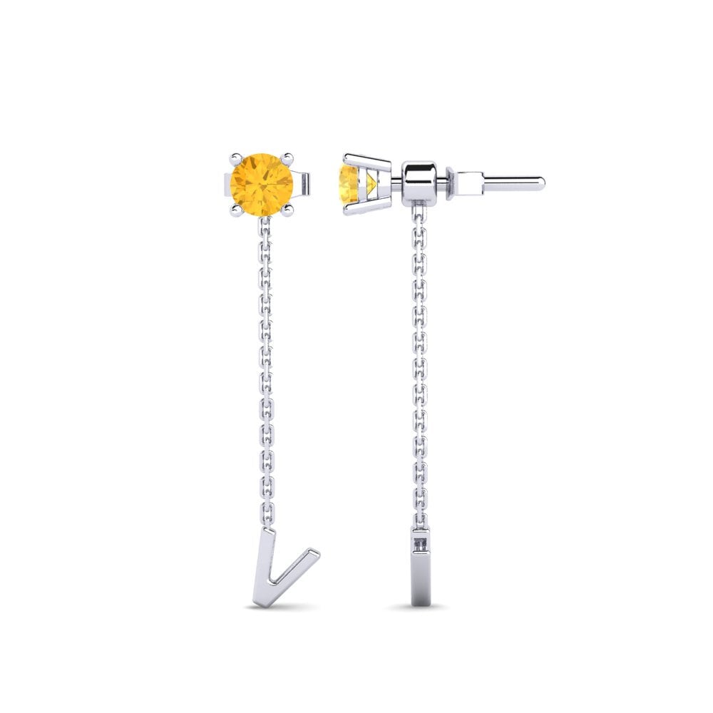 Citrine Women's Earring Aundrea V
