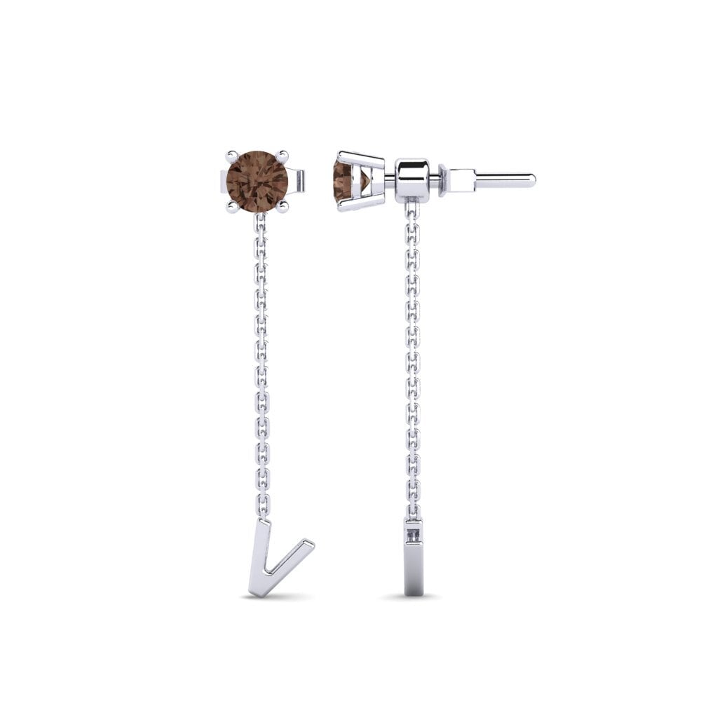 Smoky Quartz Women's Earring Aundrea V