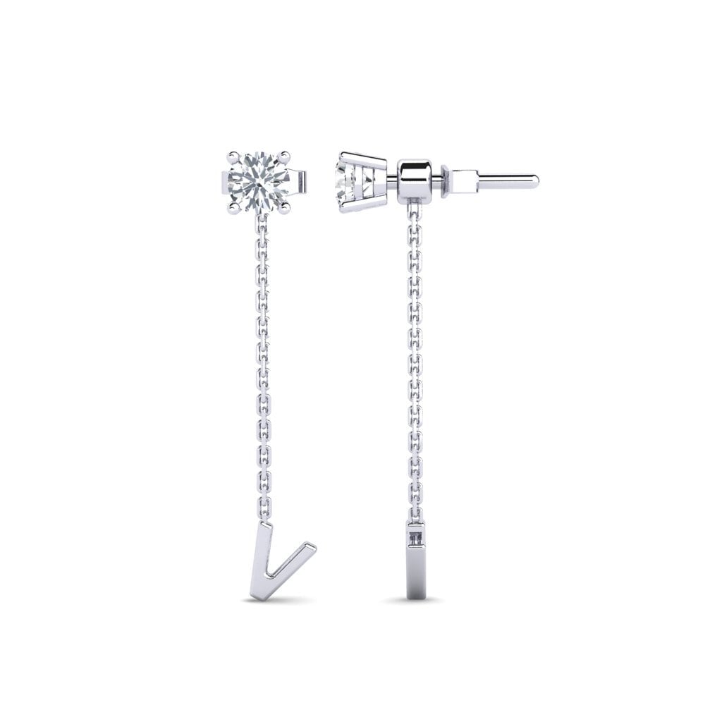 White Zircon Women's Earring Aundrea V