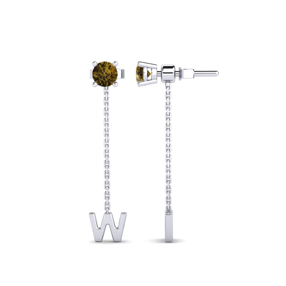 Brown Zircon Women's Earring Aundrea W