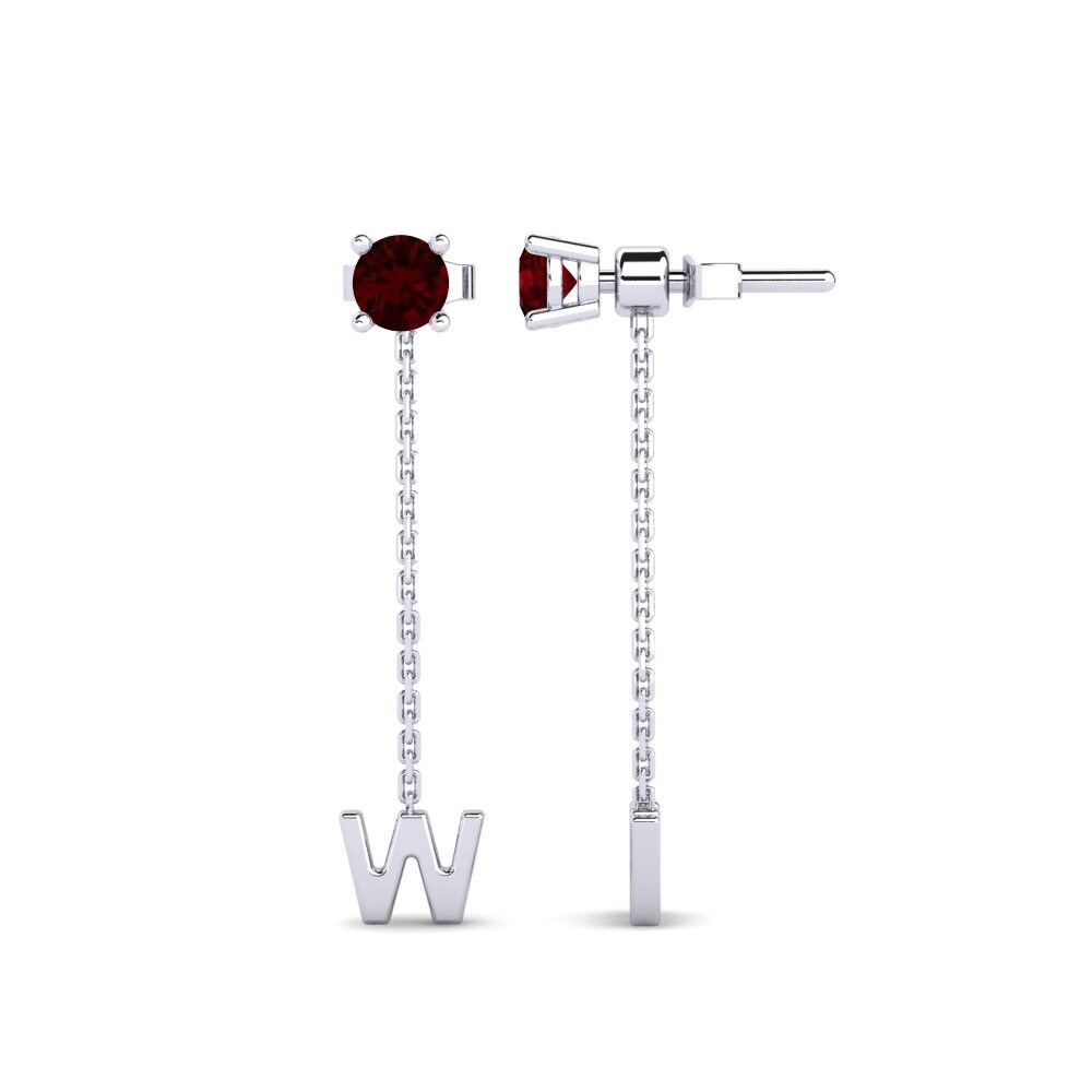 Garnet Women's Earring Aundrea W