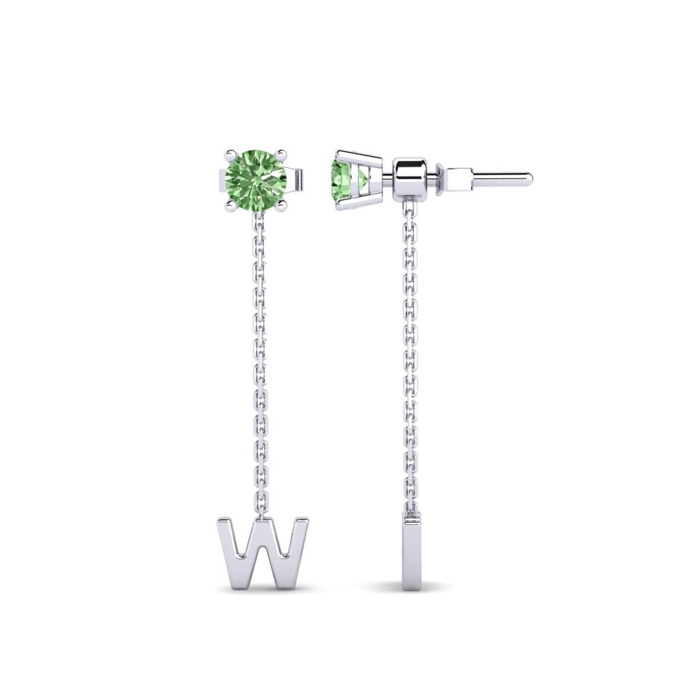 Green Diamond Women's Earring Aundrea W