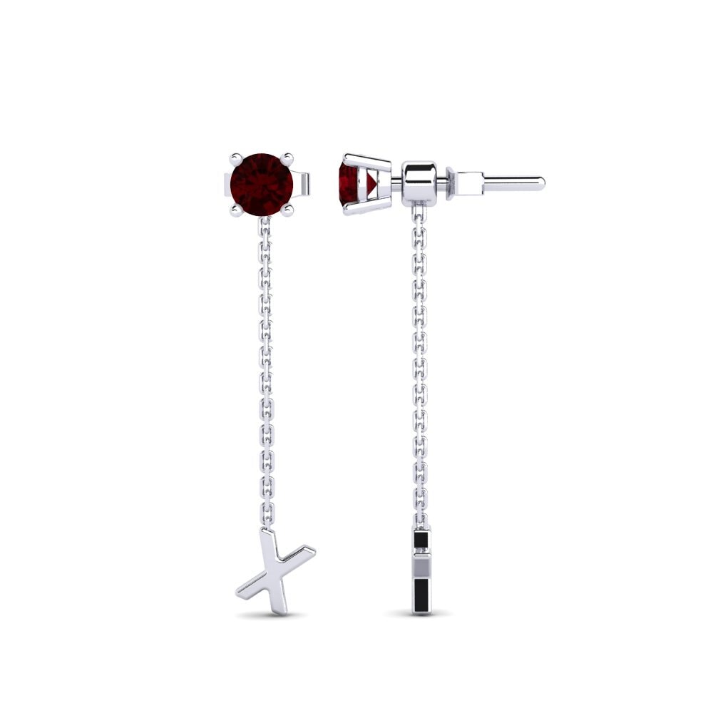 Garnet Women's Earring Aundrea X