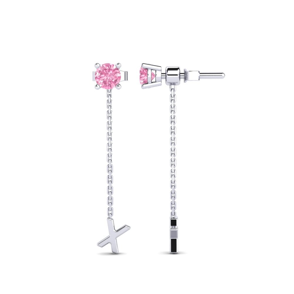 Pink Sapphire Women's Earring Aundrea X
