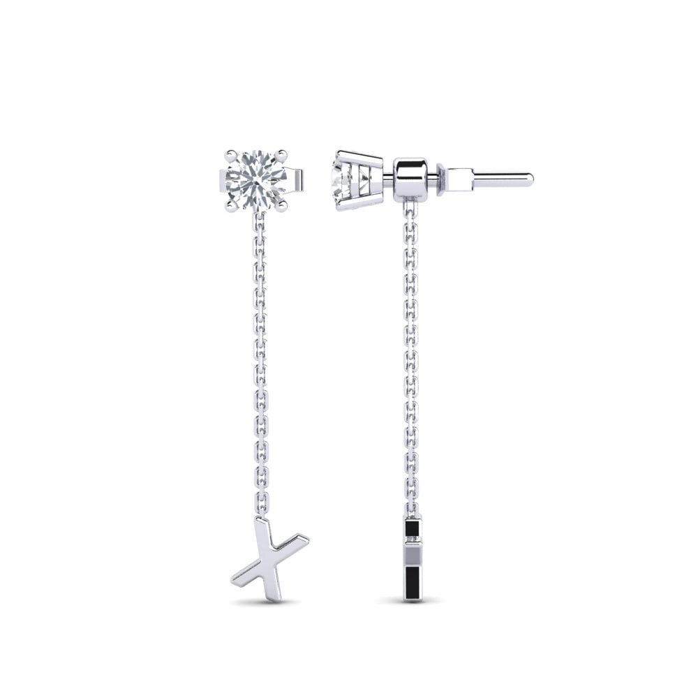 White Zircon Women's Earring Aundrea X