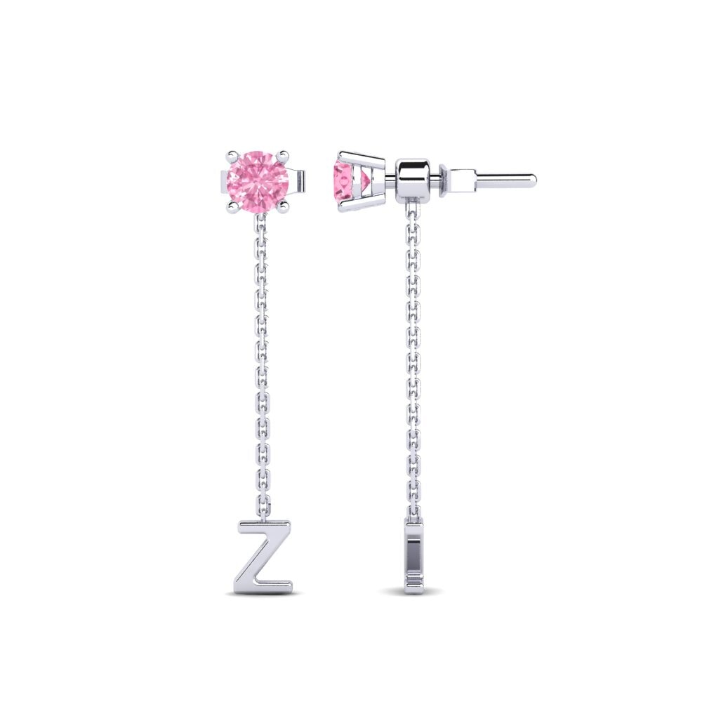 Pink Sapphire Women's Earring Aundrea Z