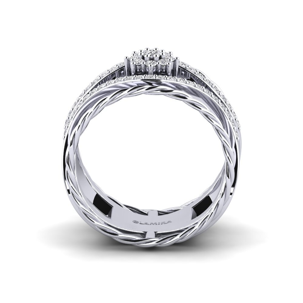 Diamante Produzido em Laboratório Anel Avoriaz
