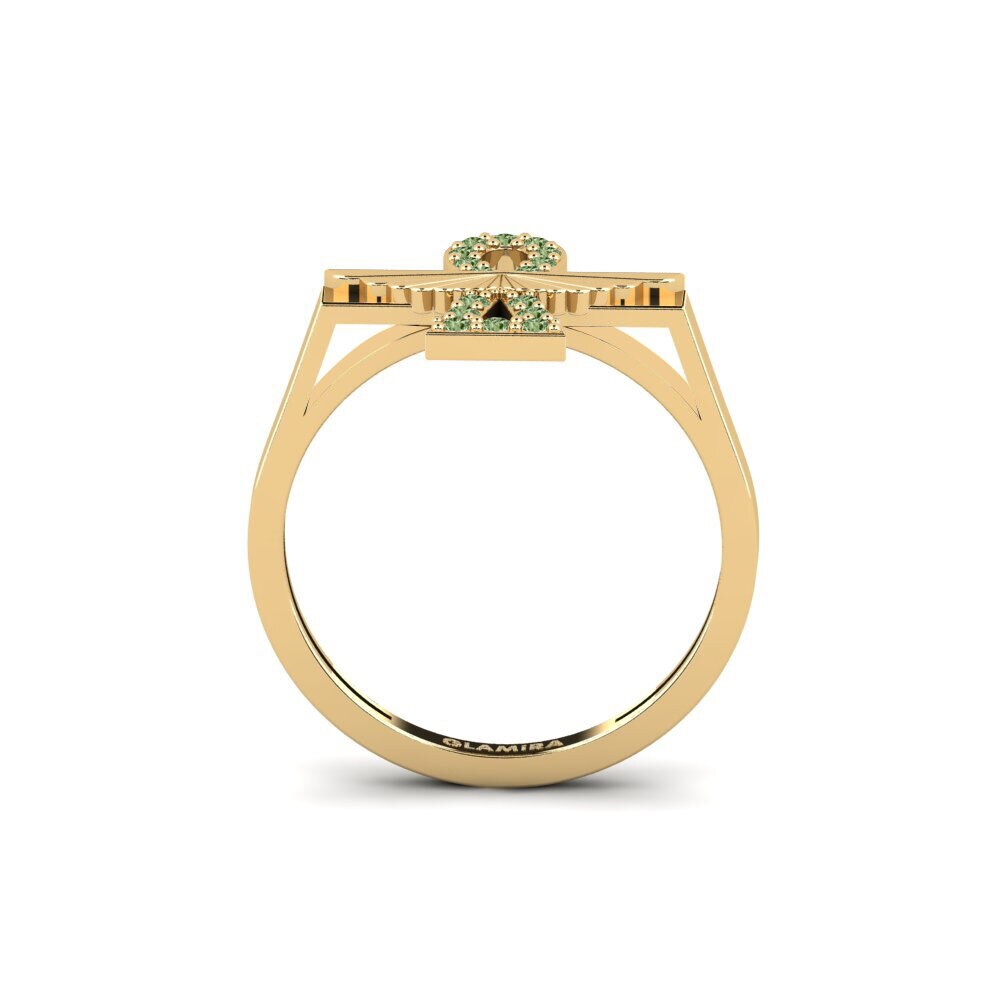Diamante Verde Anel Axminster