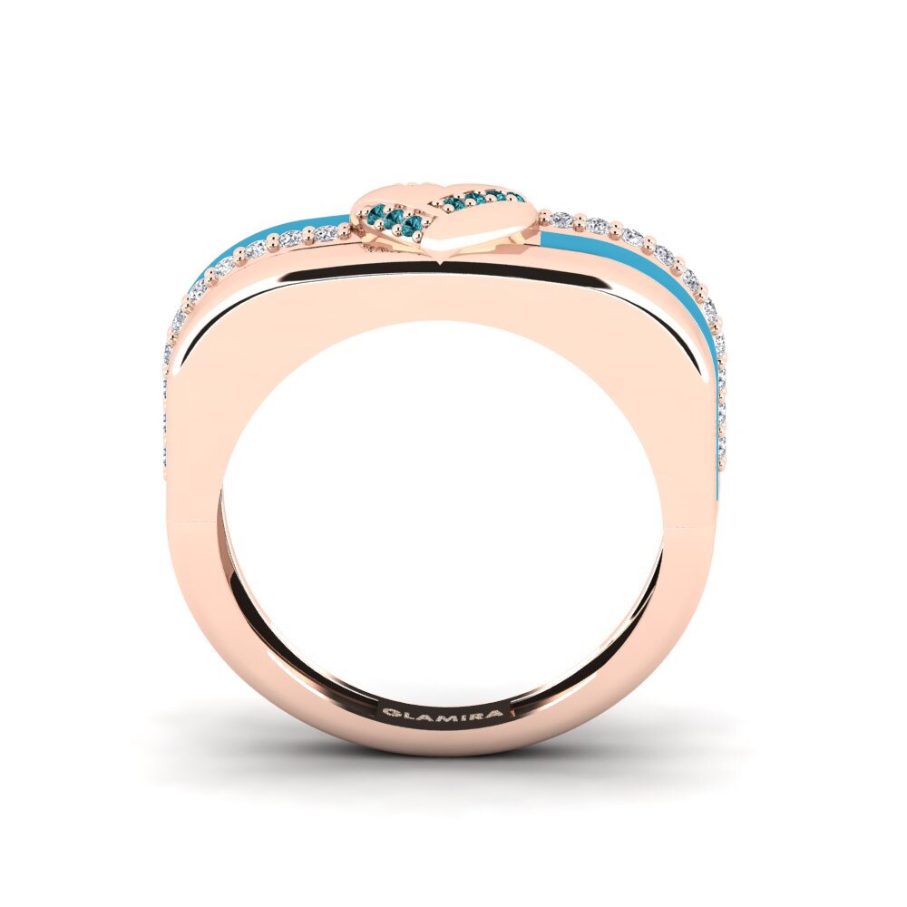 Blauer Diamant Ring Azora