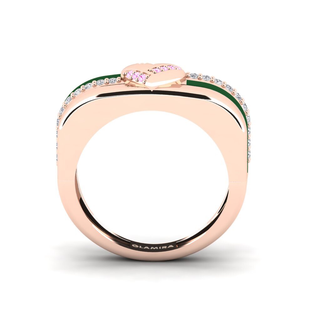 Rosa Saphir Ring Azora