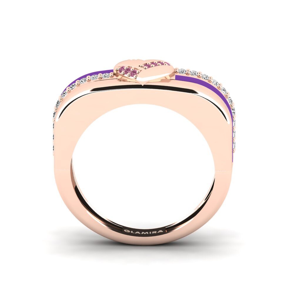 Rhodolite Garnet Ring Azora