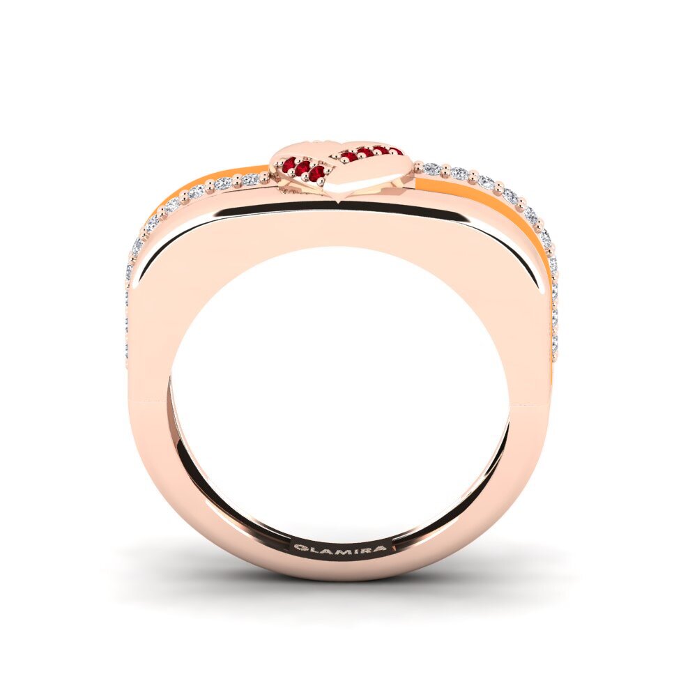 Red Zirconia Ring Azora