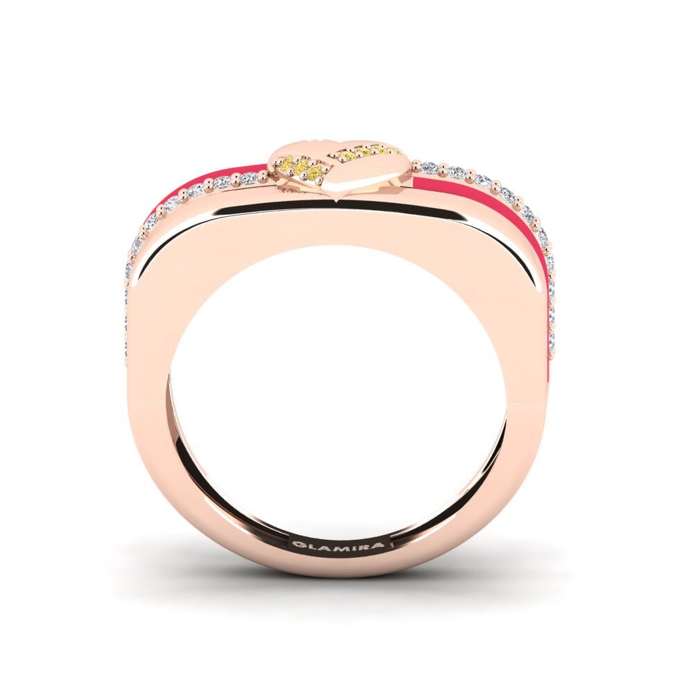 Yellow Diamond Ring Azora