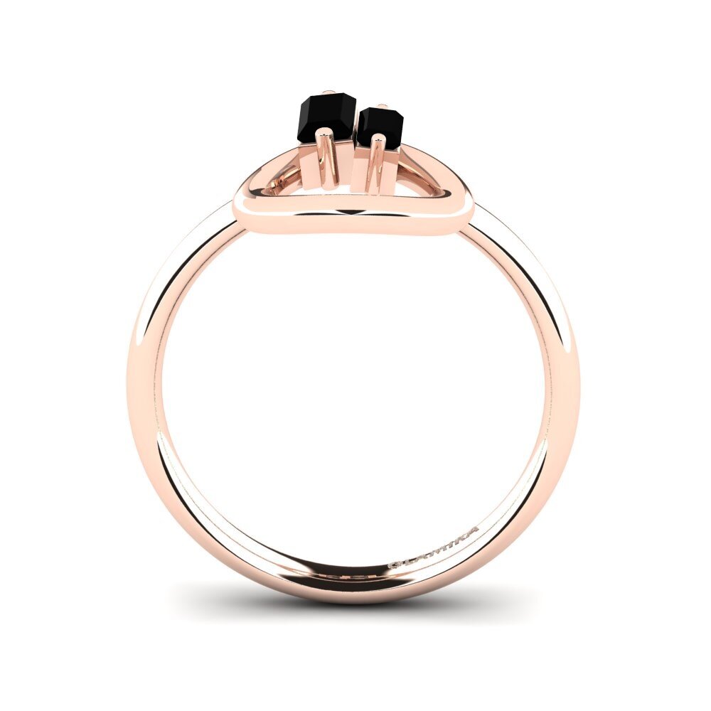 Zafiro negro Anillo Azzay