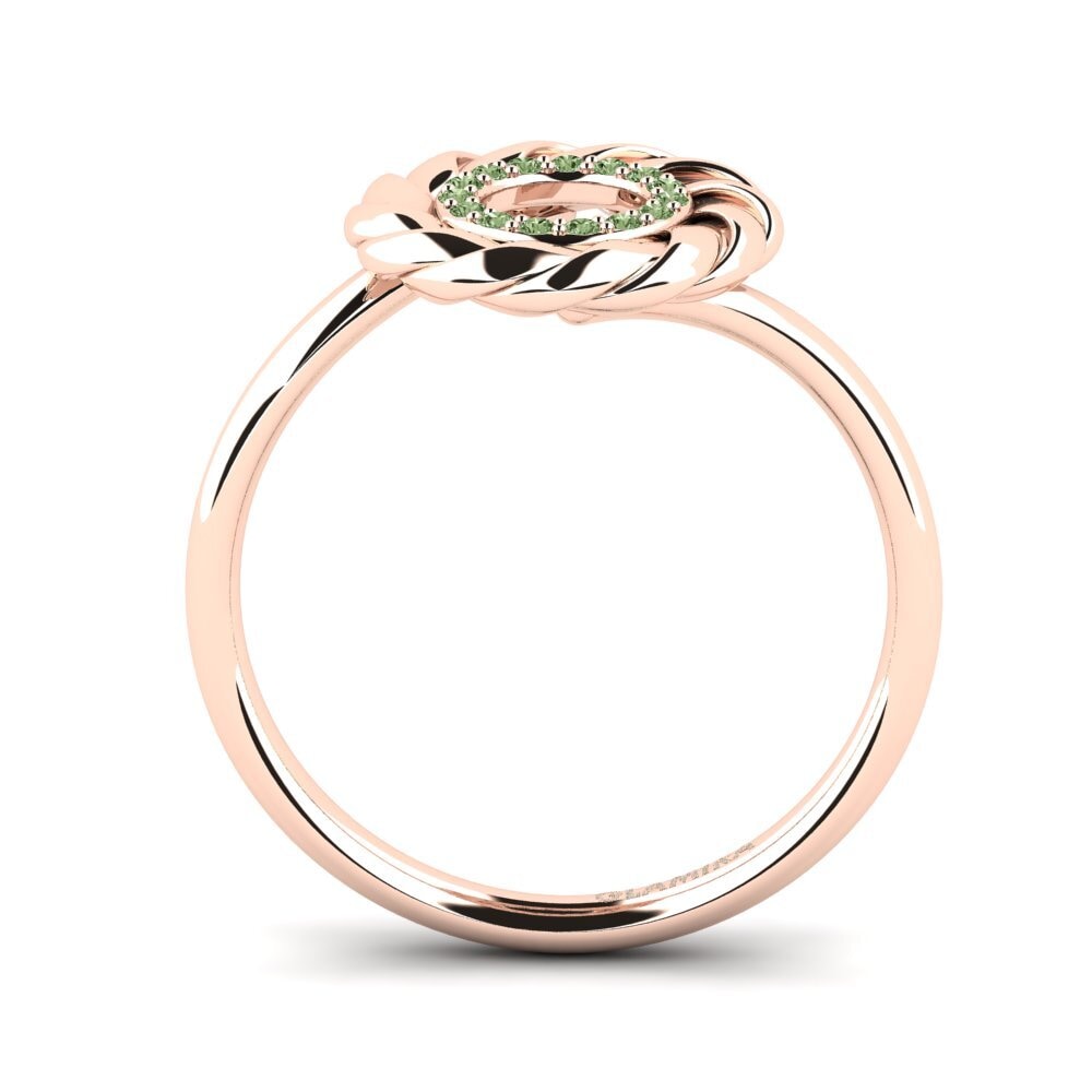 Green Diamond Ring Azzutnas