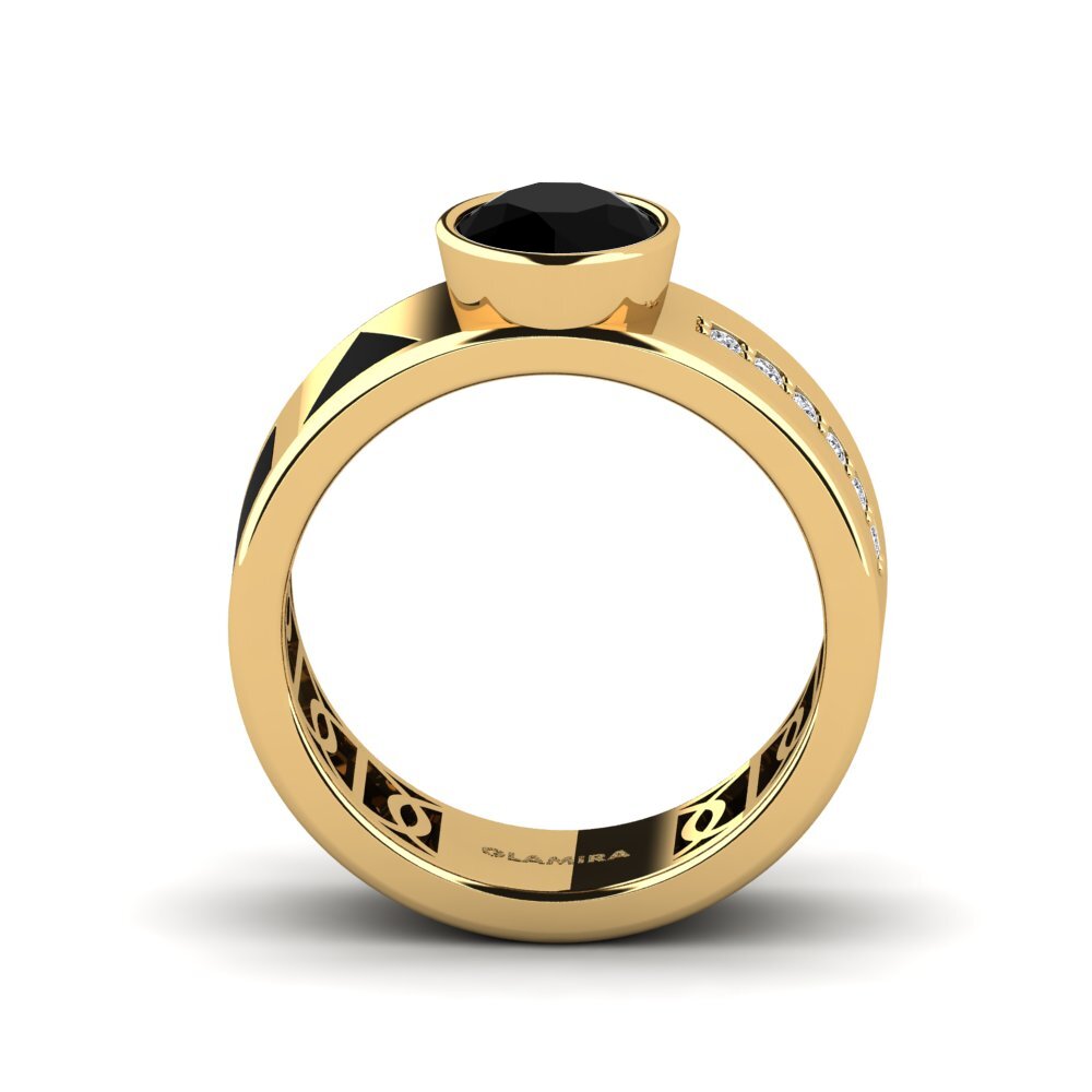 Zafiro negro Anillo Babajide