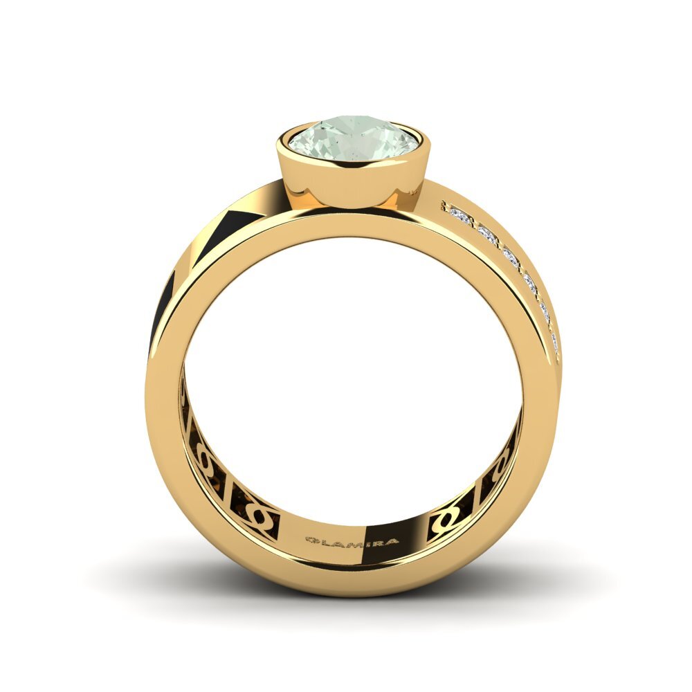 Améthyste Verte Bague Babajide