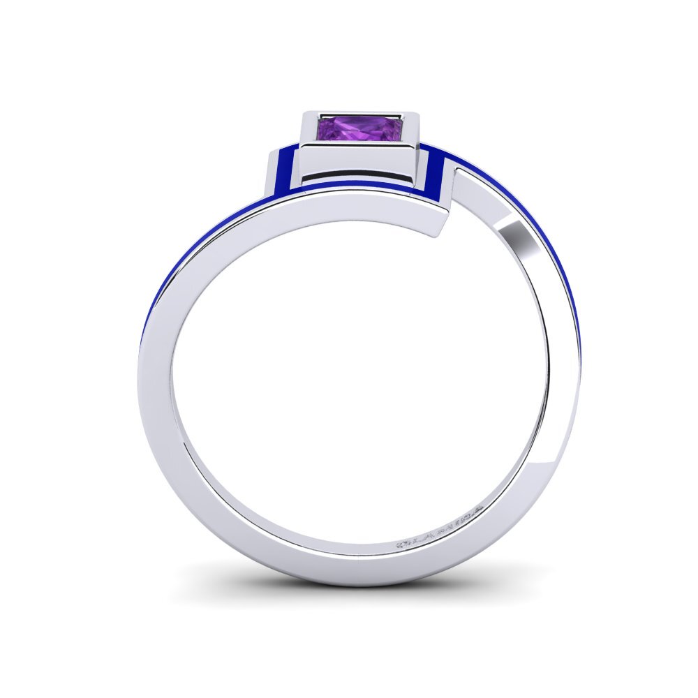 Amethyst Verlobungsring Bahoue