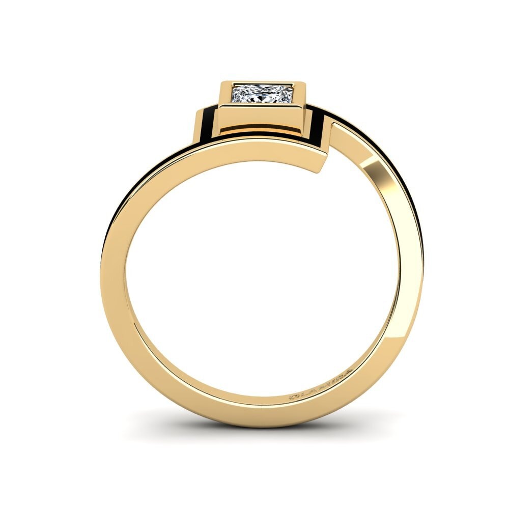 Gelbgold 585 Verlobungsring Bahoue