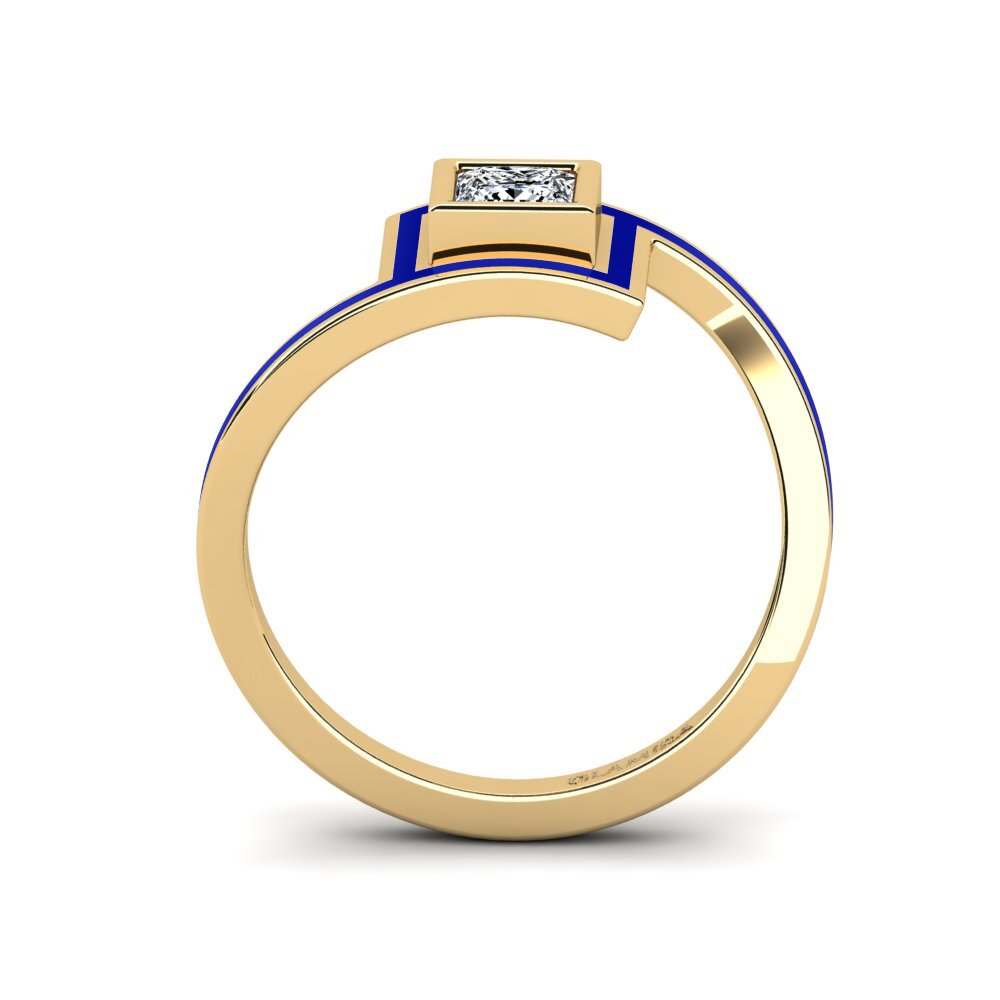 Gelbgold 585 Verlobungsring Bahoue