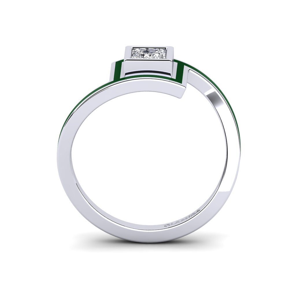 Labor-gezüchteter Diamant Verlobungsring Bahoue