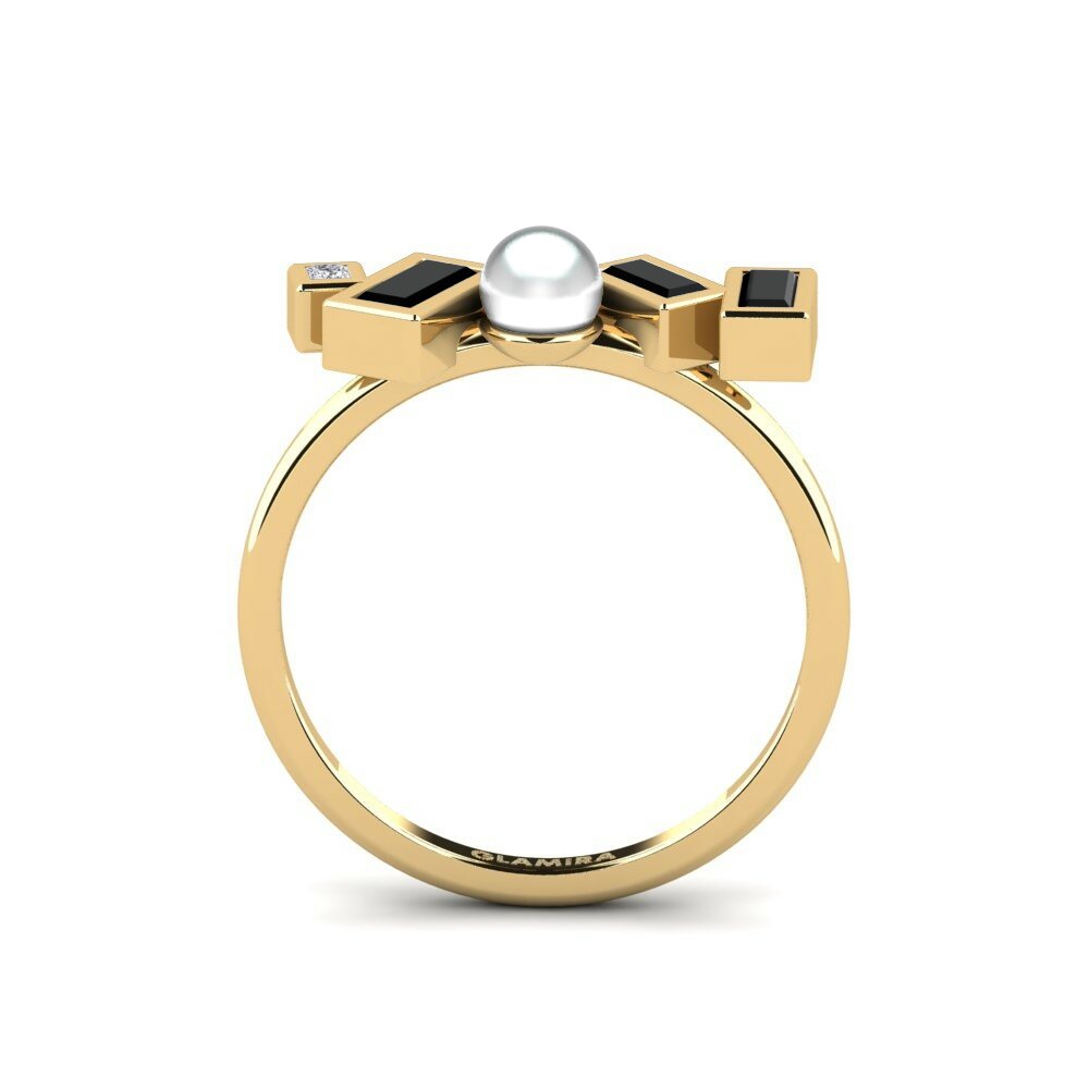 Diamant Noir Bague Balaka