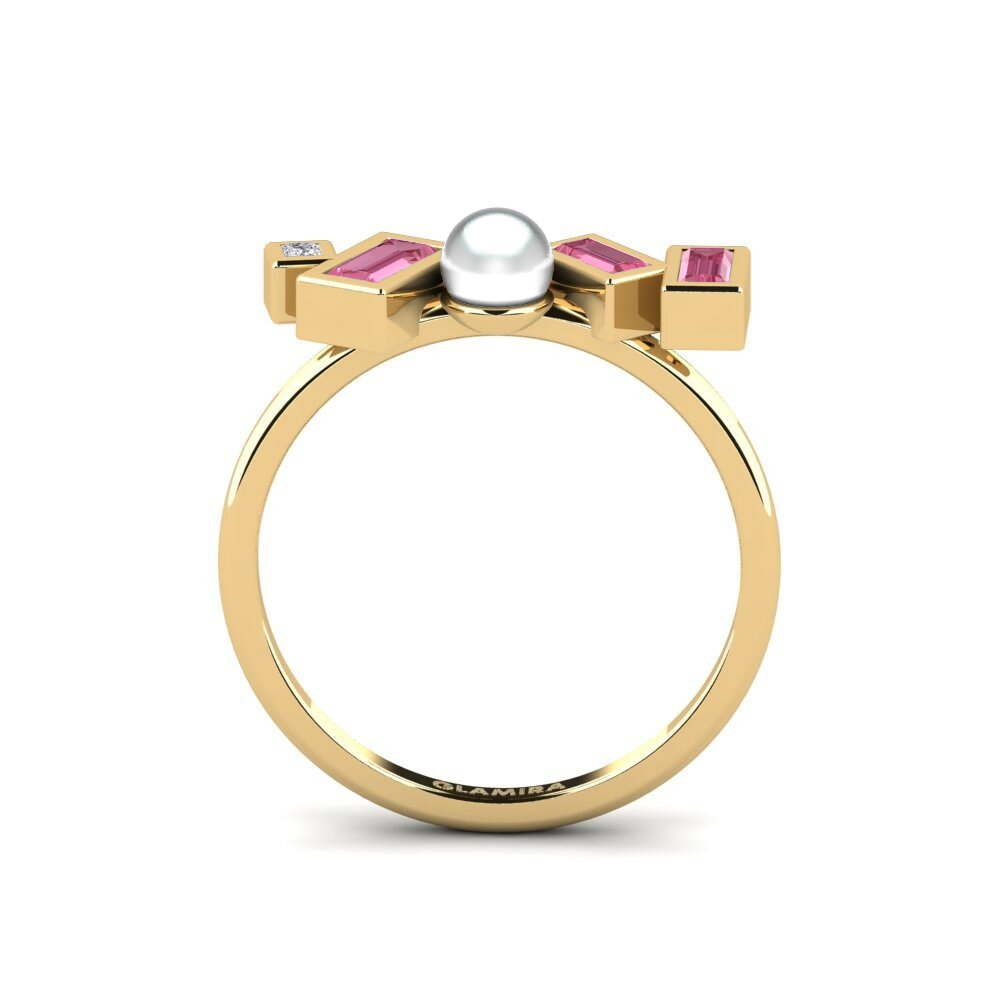 Saphir Rose Bague Balaka