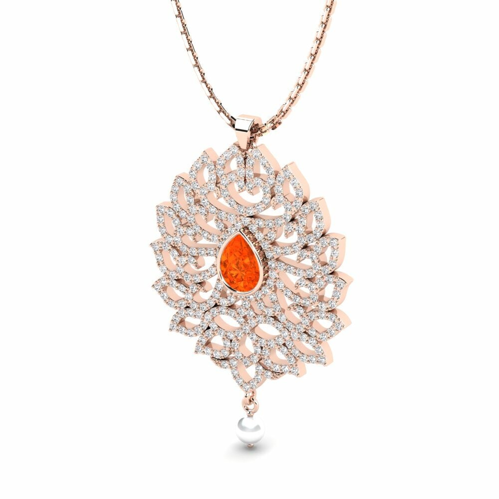 Opale de Feu Pendentif pour femme Baptist