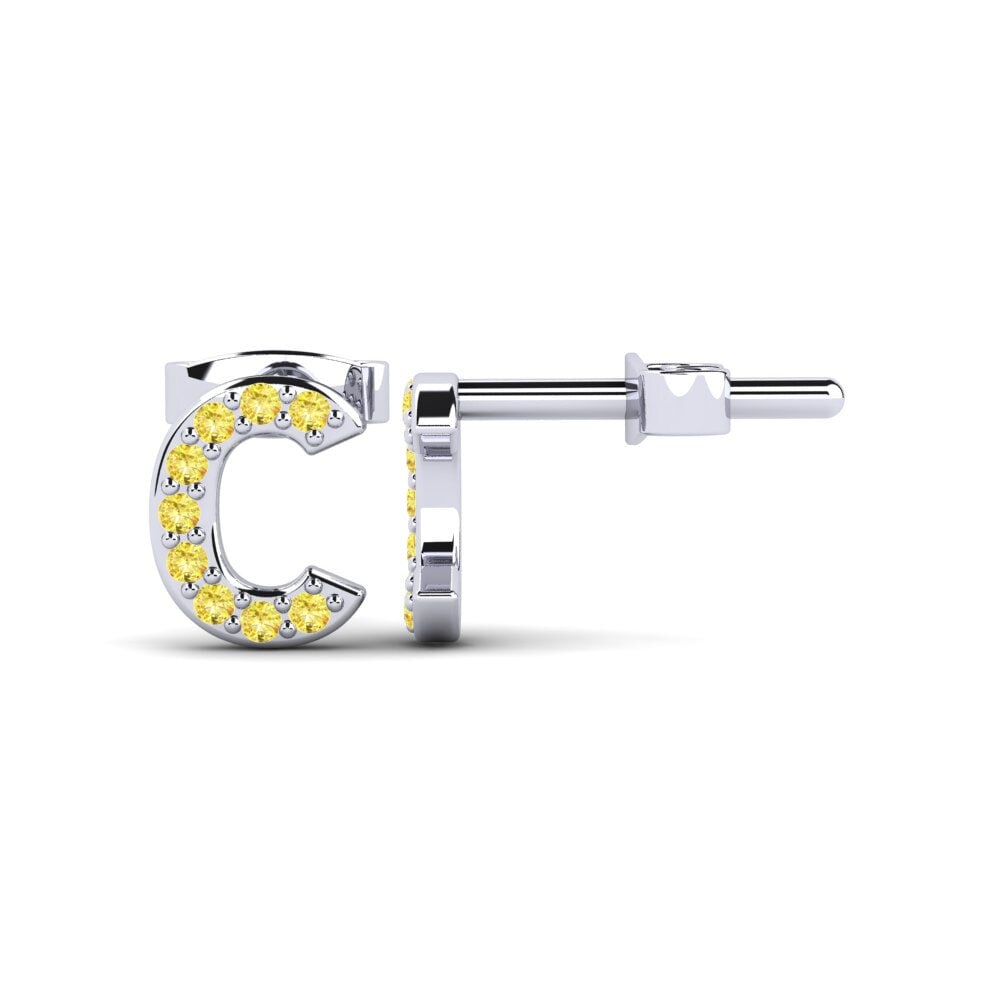 Yellow Sapphire Women's Earring Barbra C