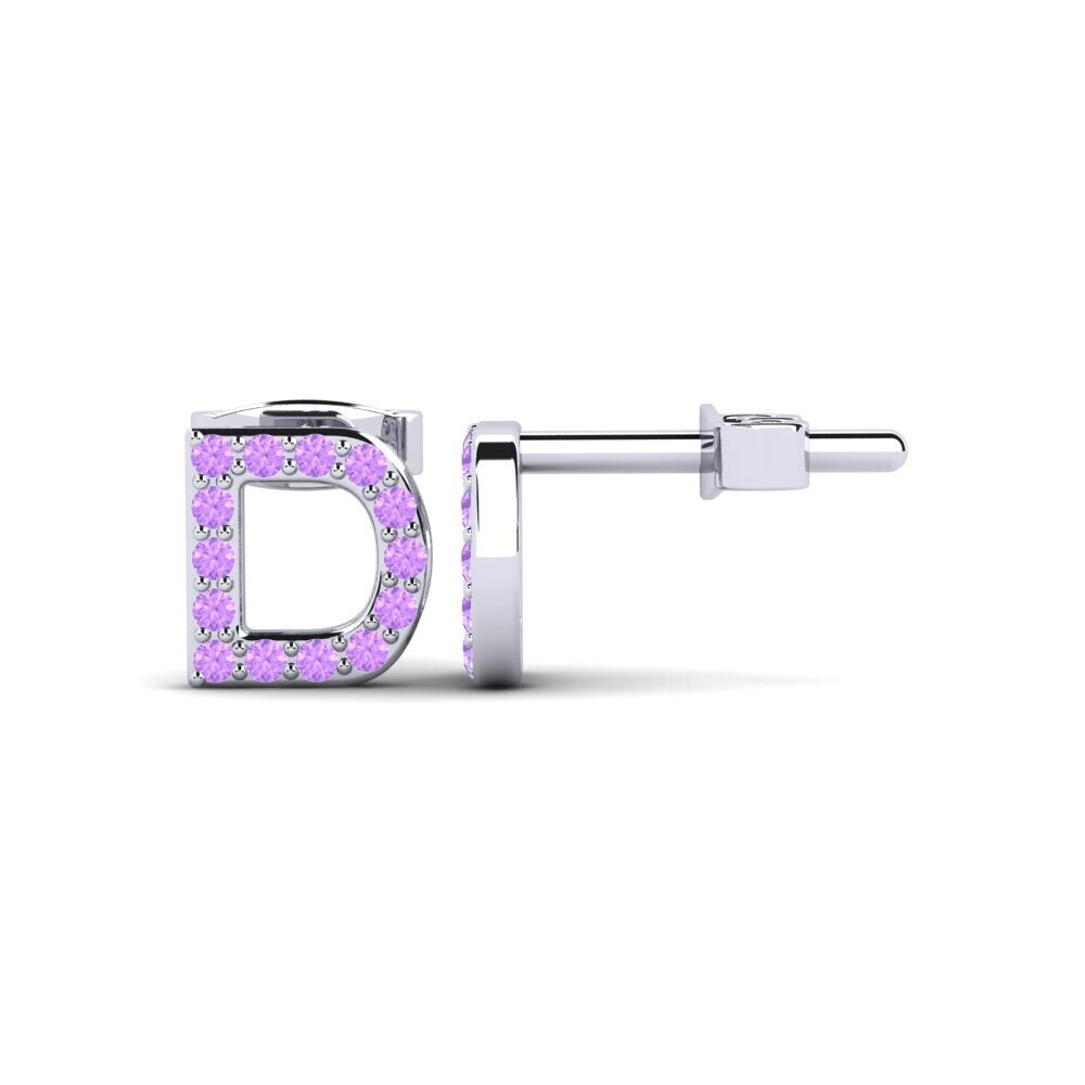 Amethyst Women's Earring Barbra D