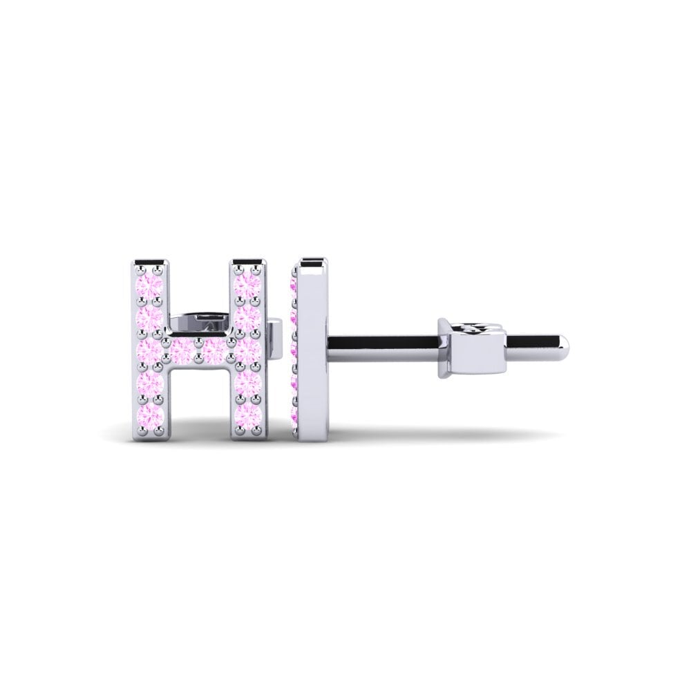 Pink Sapphire Women's Earring Barbra H