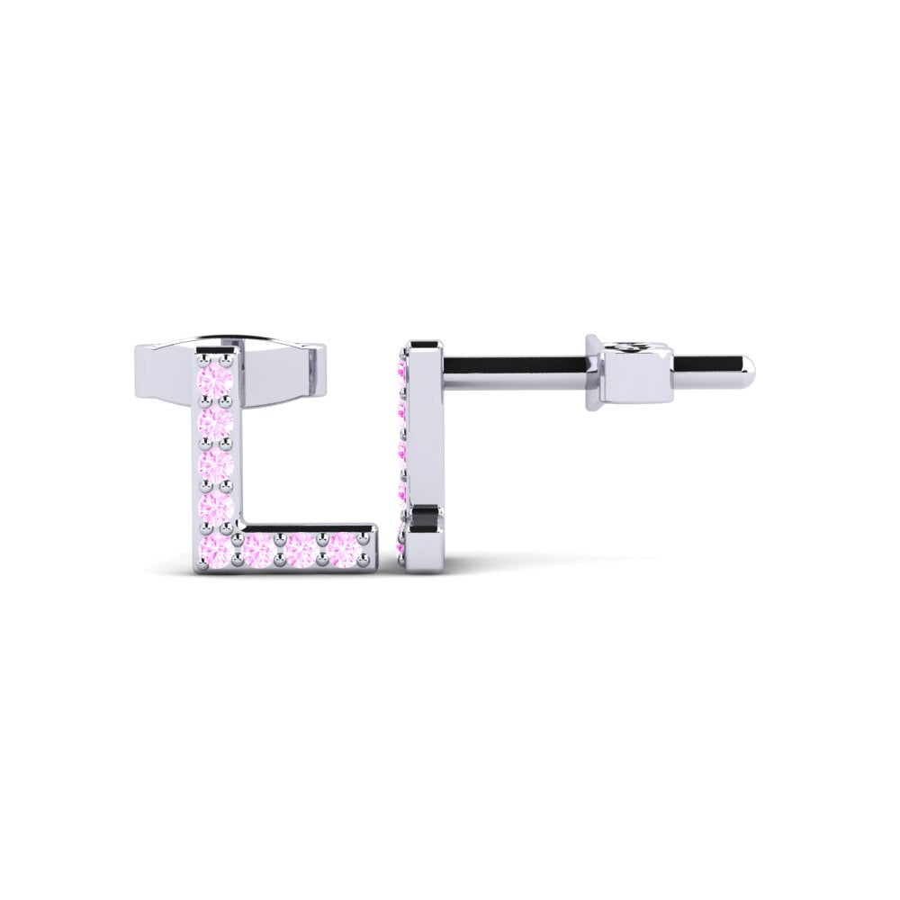 Pink Sapphire Women's Earring Barbra L