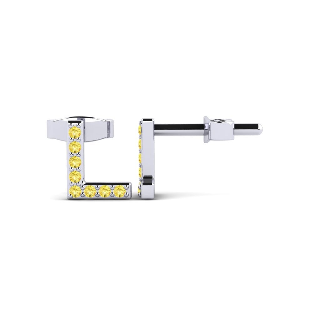 Yellow Sapphire Women's Earring Barbra L