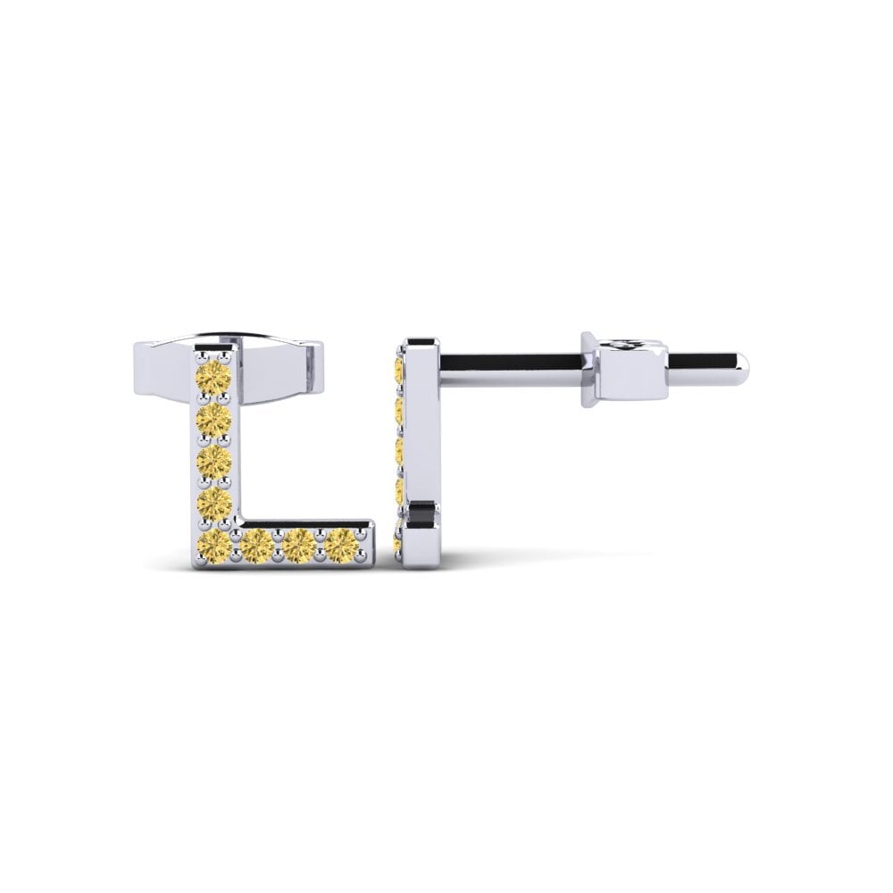 Yellow Diamond Women's Earring Barbra L