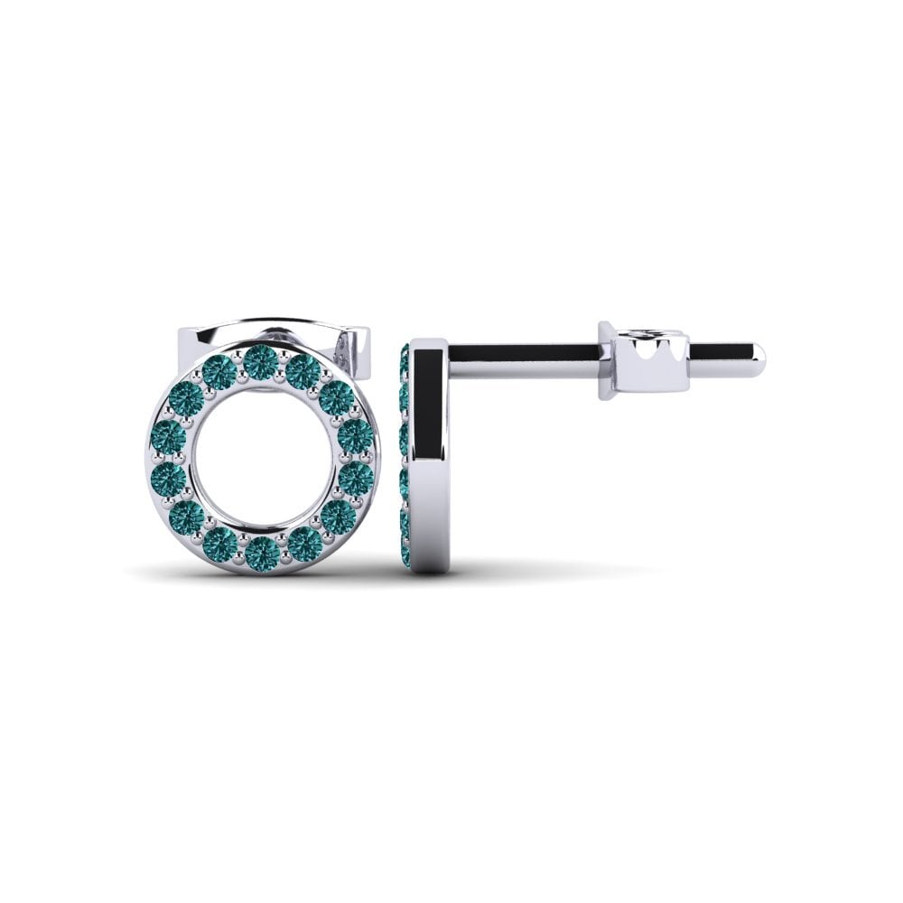 Blue Diamond Women's Earring Barbra O