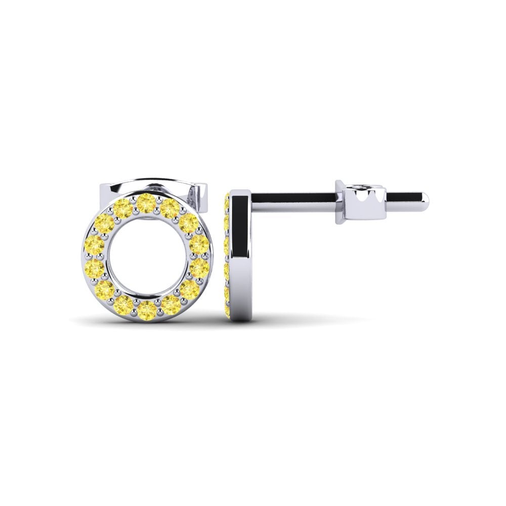 Yellow Sapphire Women's Earring Barbra O