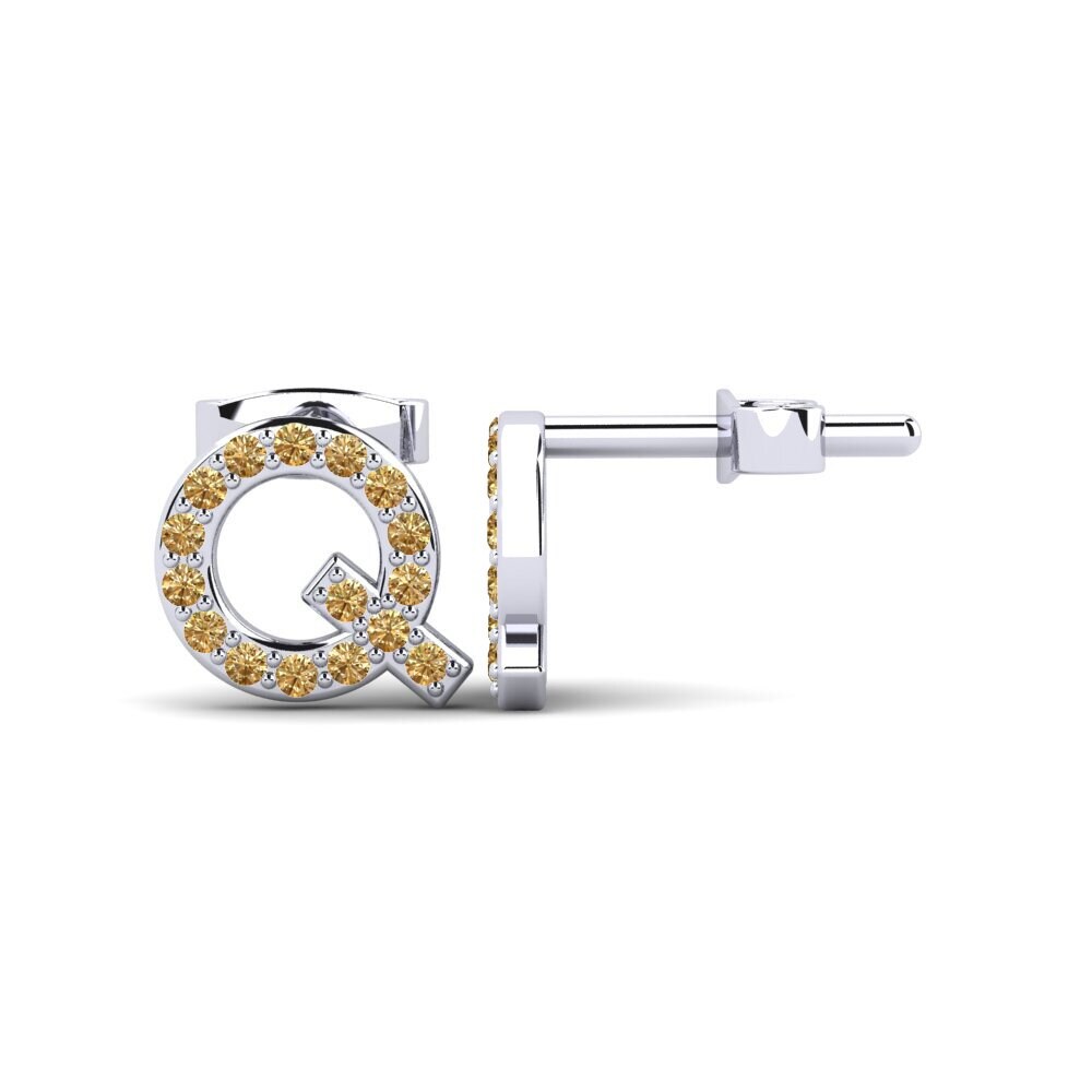 Brown Diamond Women's Earring Barbra Q