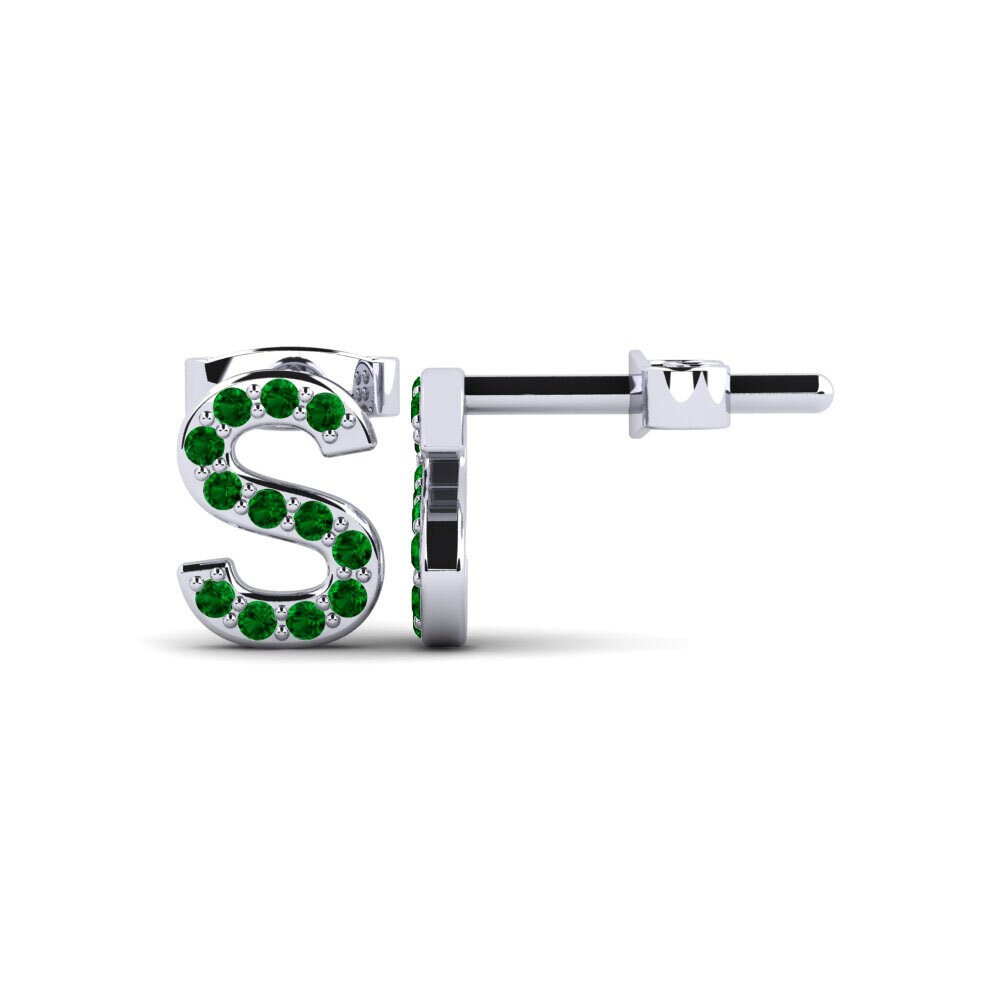 Green Zirconia Women's Earring Barbra S