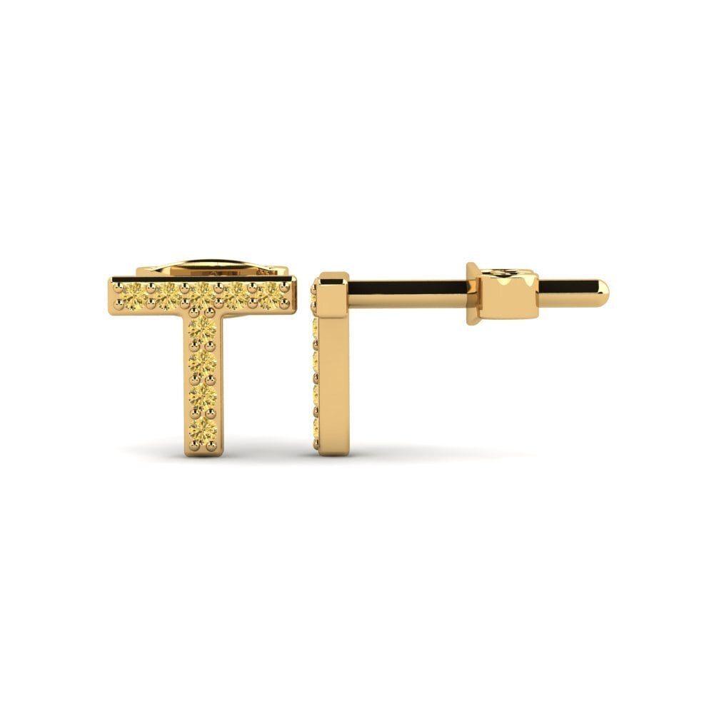 Yellow Diamond Women's Earring Barbra T