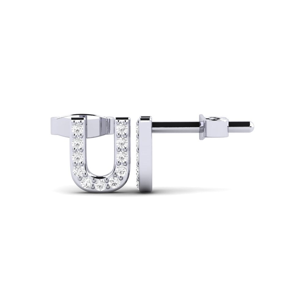 White sapphire Women's Earring Barbra U