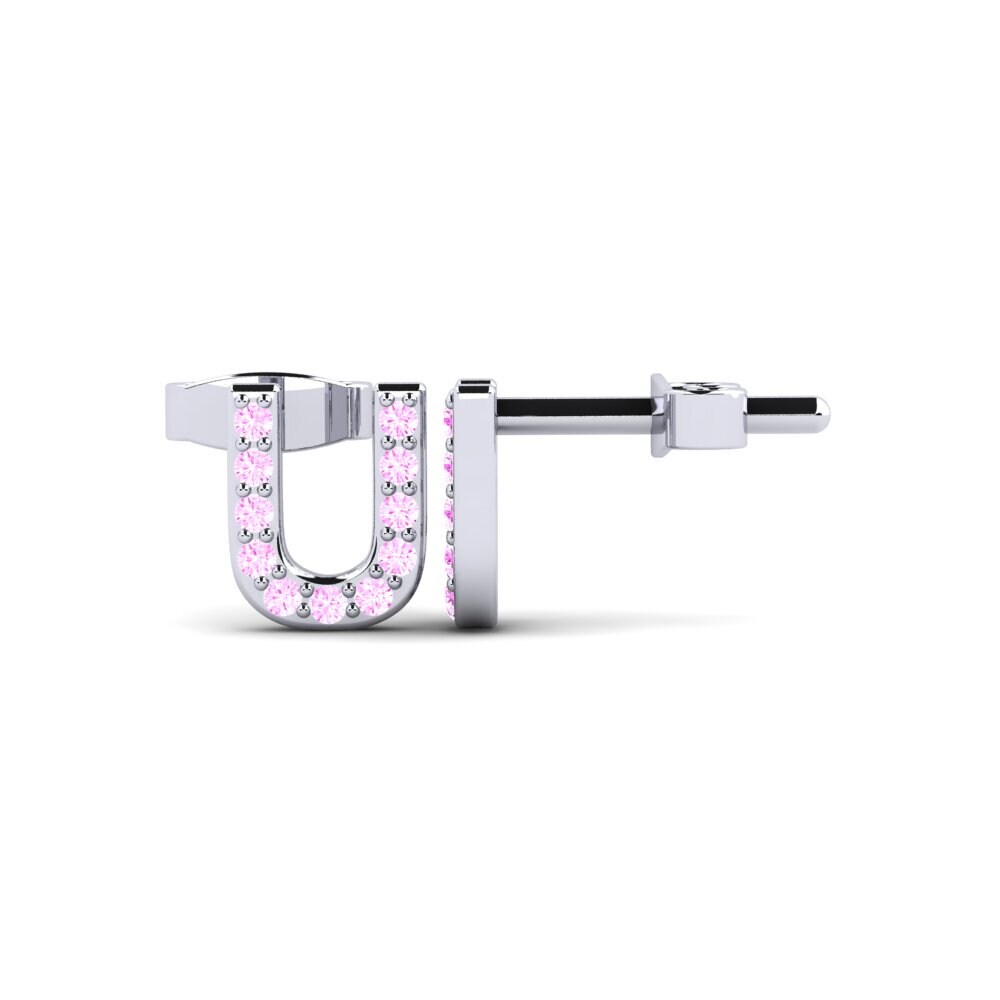 Pink Sapphire Women's Earring Barbra U