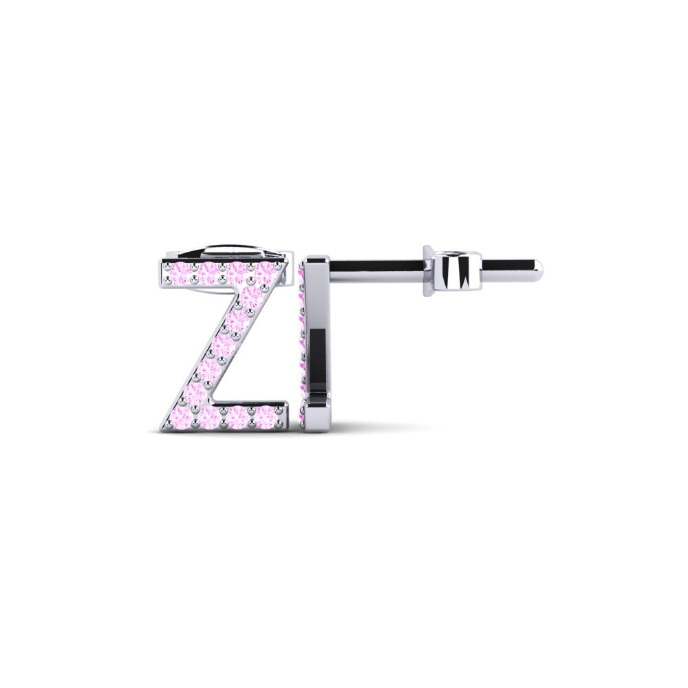 Pink Sapphire Women's Earring Barbra Z