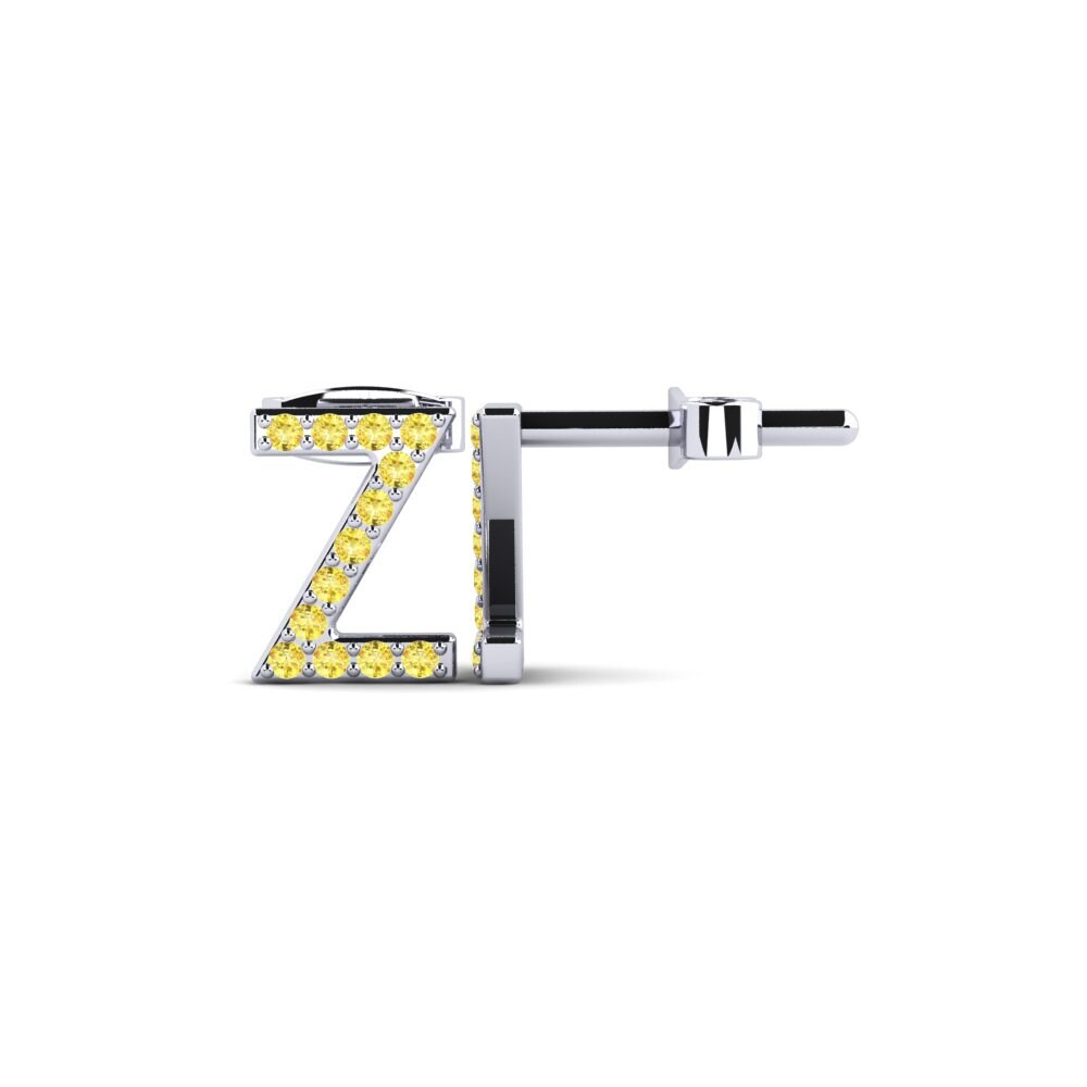 Yellow Sapphire Women's Earring Barbra Z